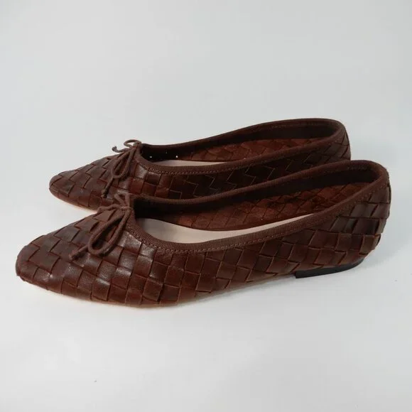 Loeffler Randall Brown Woven Flats - Picture 5 of 16